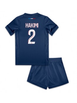 Billige Paris Saint-Germain Achraf Hakimi #2 Hjemmedraktsett Barn 2024-25 Kortermet (+ Korte bukser)